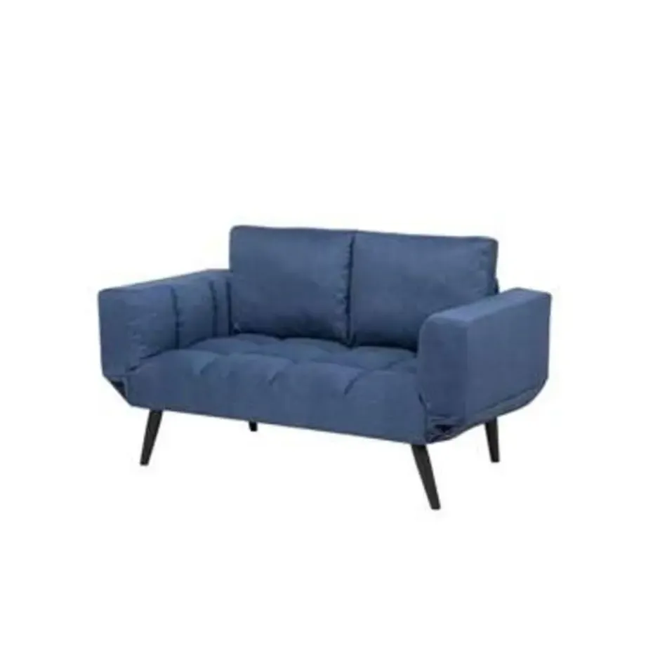 BREKKE - Slaapbank - Blauw - Polyester