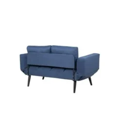BREKKE - Slaapbank - Blauw - Polyester