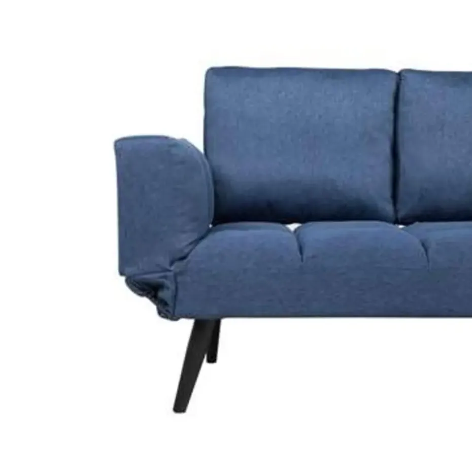 BREKKE - Slaapbank - Blauw - Polyester
