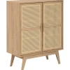 Bridget - Dressoir met 2 eiken spaanplaatdeuren