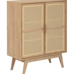 Bridget - Dressoir met 2 eiken spaanplaatdeuren
