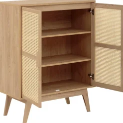 Bridget - Dressoir met 2 eiken spaanplaatdeuren