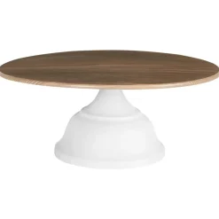 BRIOCHE - Gebaksstandaard - Wit/Licht hout - IJzer/Hout