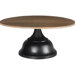 BRIOCHE - Gebaksstandaard - Zwart/Licht hout - IJzer/Hout