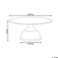 BRIOCHE - Gebaksstandaard - Zwart/Licht hout - IJzer/Hout