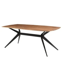 Brix - Eetkamertafel Brix Bjorn - Eettafel- 200cm - Mangohout - Bruin
