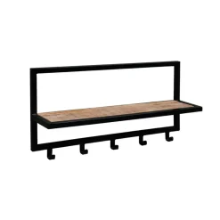 Brix - Kapstok Brix Bono - Mangohout en Gecoat Staal - 15x70x30