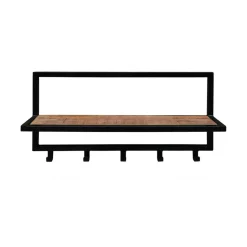 Brix - Kapstok Brix Bono - Mangohout en Gecoat Staal - 15x70x30