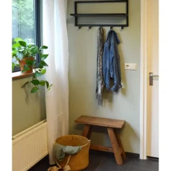 Brix - Kapstok Brix Bono - Mangohout en Gecoat Staal - 15x70x30