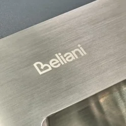 BRUCOLI - Buitenkeukenkast met spoelbak - Bruin/Zilver - Acaciahout