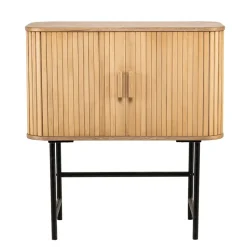 Buffet 2 deuren van hout en metaal