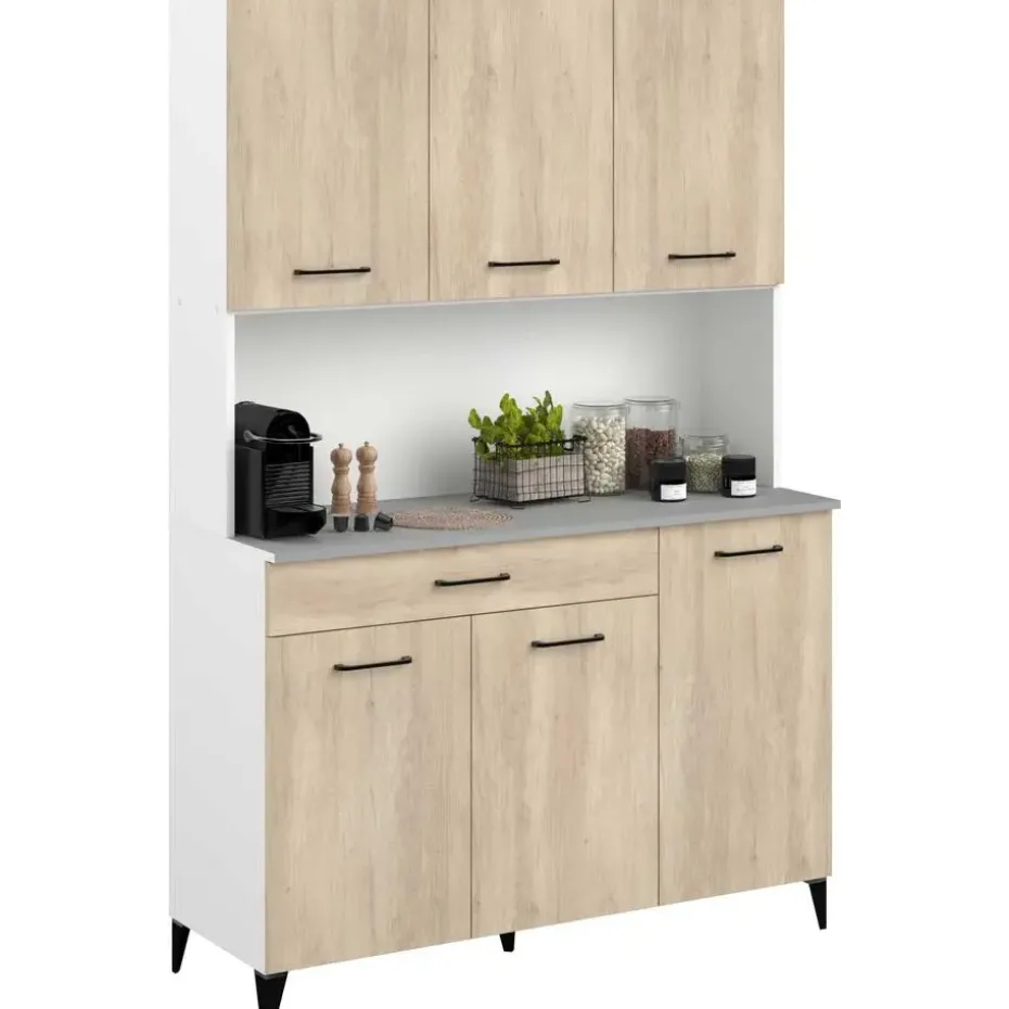 Buffetkast Maleficent met 6 deuren & 1 lade - eikdecor