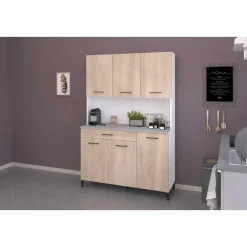 Buffetkast Maleficent met 6 deuren & 1 lade - eikdecor