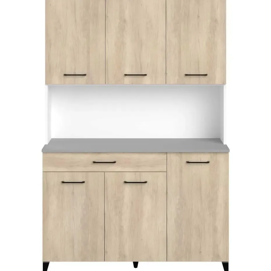 Buffetkast Maleficent met 6 deuren & 1 lade - eikdecor