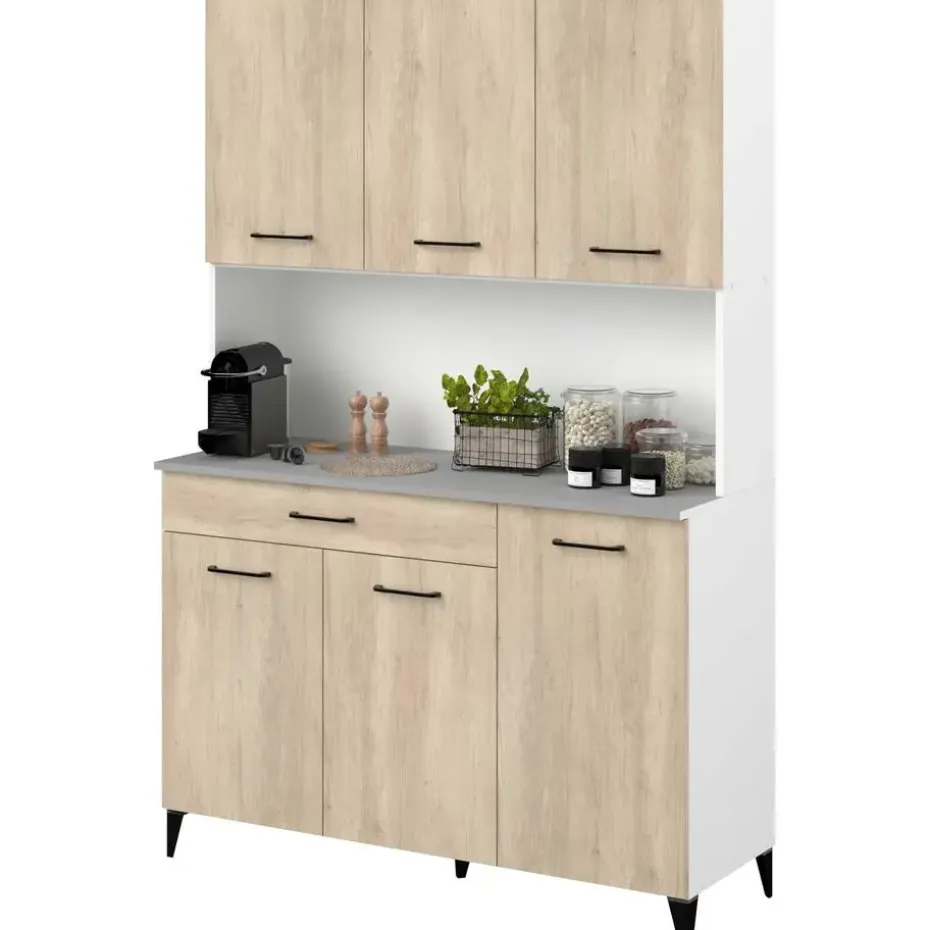 Buffetkast Maleficent met 6 deuren & 1 lade - eikdecor