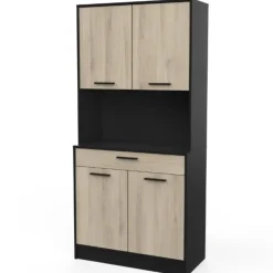 Buffetkast Romanie-Kronberg eik/matzwart