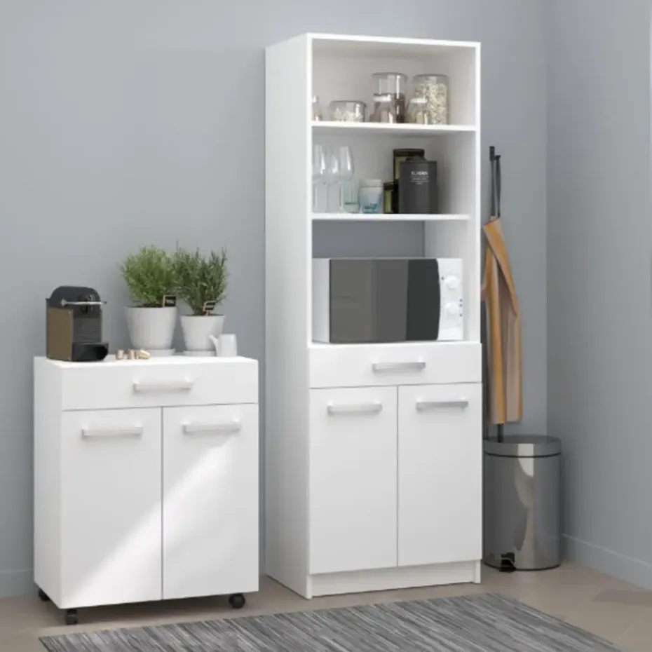 Buffetkast Unya met 2 deuren- 1 lade - wit