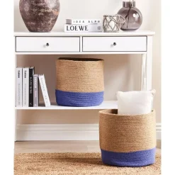 BULANIK - Mand set van 2 - Beige - Jute