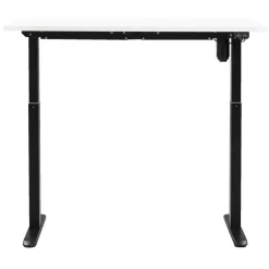 Bureau Homeworx zit/sta elektrisch verstelbaar - wit/zwart - 75/118x120x70 cm