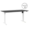 Bureau Homeworx zit/sta elektrisch verstelbaar - zwart/wit - 75/118x160x80 cm