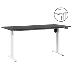Bureau Homeworx zit/sta elektrisch verstelbaar - zwart/wit - 75/118x160x80 cm