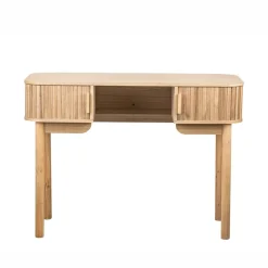 Bureau met 2 deuren van essen hout