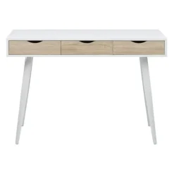 Bureau Montijo - wit/bruin - 77,1x110x50 cm