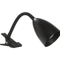 Bureau-klemlamp knijper - zwart metaal - E14 - 35xØ9 cm