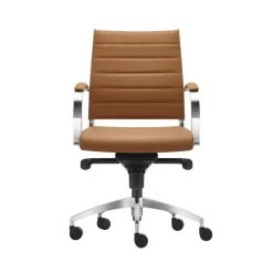 Bureaustoel Cádiz Cognac - 100% leder