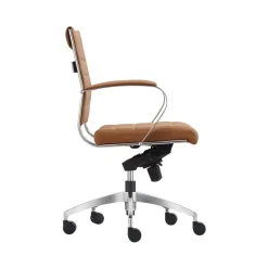 Bureaustoel Cádiz Cognac - 100% leder