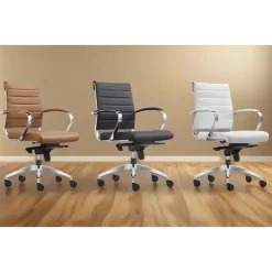 Bureaustoel Cádiz Cognac - 100% leder