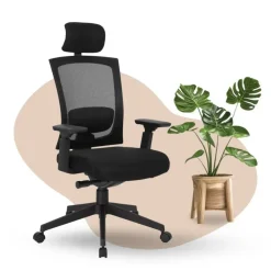 Bureaustoel Joy comfort - Voldoet aan NEN-EN 1335 norm - Zwarte stervoet