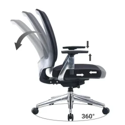 Bureaustoel Montana - Zwart - Voldoet aan NEN-EN 1335 norm