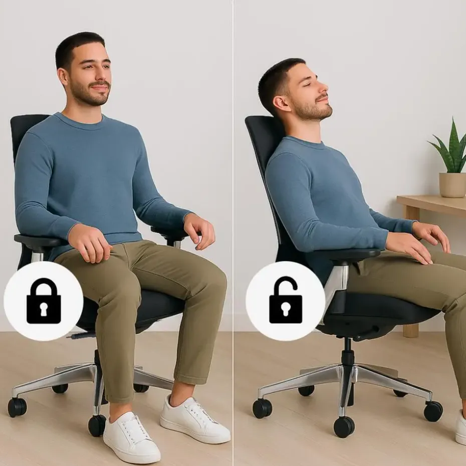 Bureaustoel Montana - Zwart - Voldoet aan NEN-EN 1335 norm