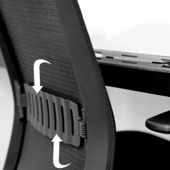 Bureaustoel Napoli met zitdiepteverstelling - NEN-EN 1335