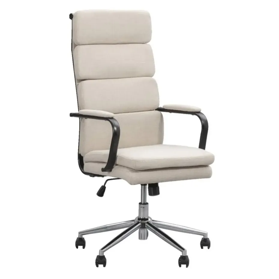 Bureaustoel Nikki - stof - zandkleur