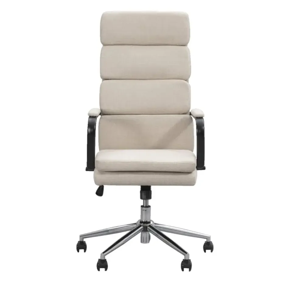 Bureaustoel Nikki - stof - zandkleur