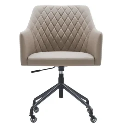 Bureaustoel Vitoria - Taupe - PU-leer