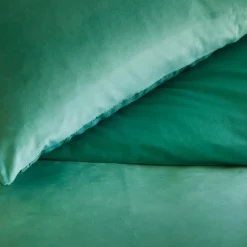 Byrklund - Dekbedovertrek Go Velvet - 240x220 cm - Groen