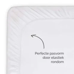 Byrklund - Hoeslaken Jersey - 140x200 cm - Wit