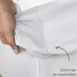 Byrklund - Hoeslaken Jersey - 180x200 cm - Wit