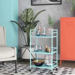 Cache - Metalen rolwagen mint