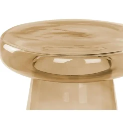 CALDERA - Bijzettafel - Goudbruin - Glas