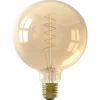 Calex LED globe - G125 - goudkleur - E27 - 5,5W - 470LM - 3step dimbaar