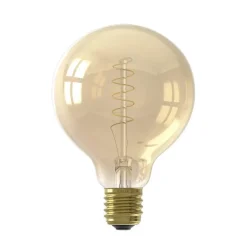 Calex LED globe - G95 - goudkleur - E27 - 3,8W - 250lm - dimbaar