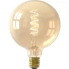 Calex LED globe - G125 - goudkleur - E27 - 5,5W - 470LM - dimbaar