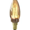 Calex LED kaarslamp - goudkleur - E14 - 2.3W - 65LM - dimbaar