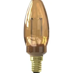 Calex LED kaarslamp - goudkleur - E14 - 2.3W - 65LM - dimbaar