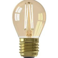 Calex LED kogellamp - goudkleur - E27 - 3,5W - 200LM - dimbaar
