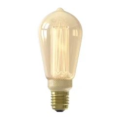 Calex LED Rustieklamp - goudkleurig - E27 - 3,5W - 120LM- dimbaar